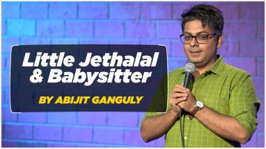 Little Jethalal & Babysitter | Abijit Ganguly | Stand-up Comedy | Crowd work